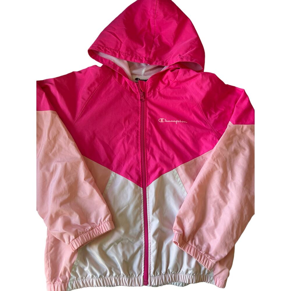 Champion pink light weight zip jacket size XL